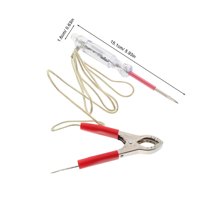 Healifty Digital Voltage Test Light with Long Probe for Auto Electrical Testing Fuse Checking Low Voltage Detection - Image 2